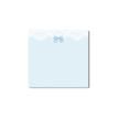 Blue Lace Bow Sticky Notes