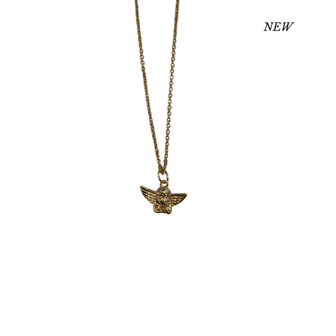 Micro Angel Necklace (Gold or Silver)