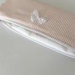 Flat Blush Stripes Pencil Pouch