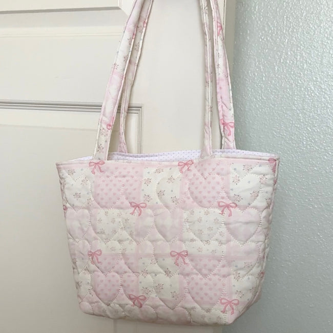 Small Quilted Dreamy Tote Bag
