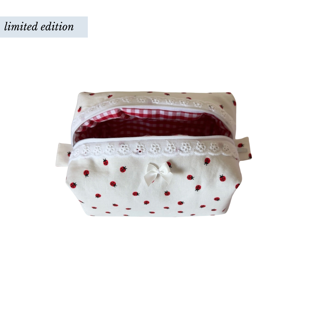 Small Ladybug Makeup Bag