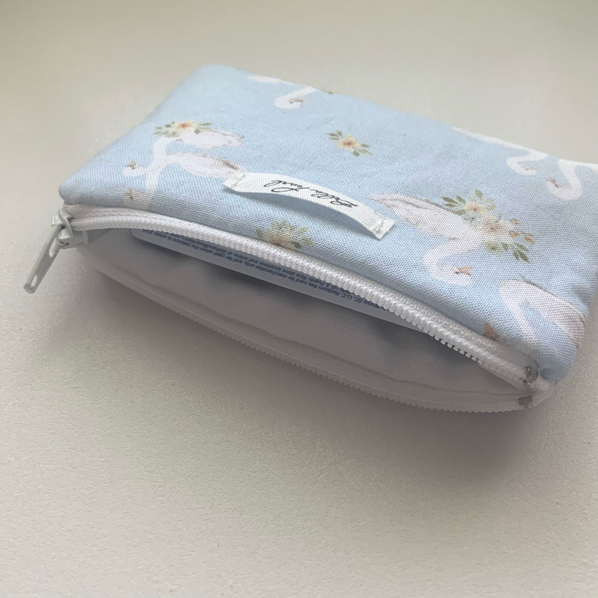 Blue Swan Coin Pouch