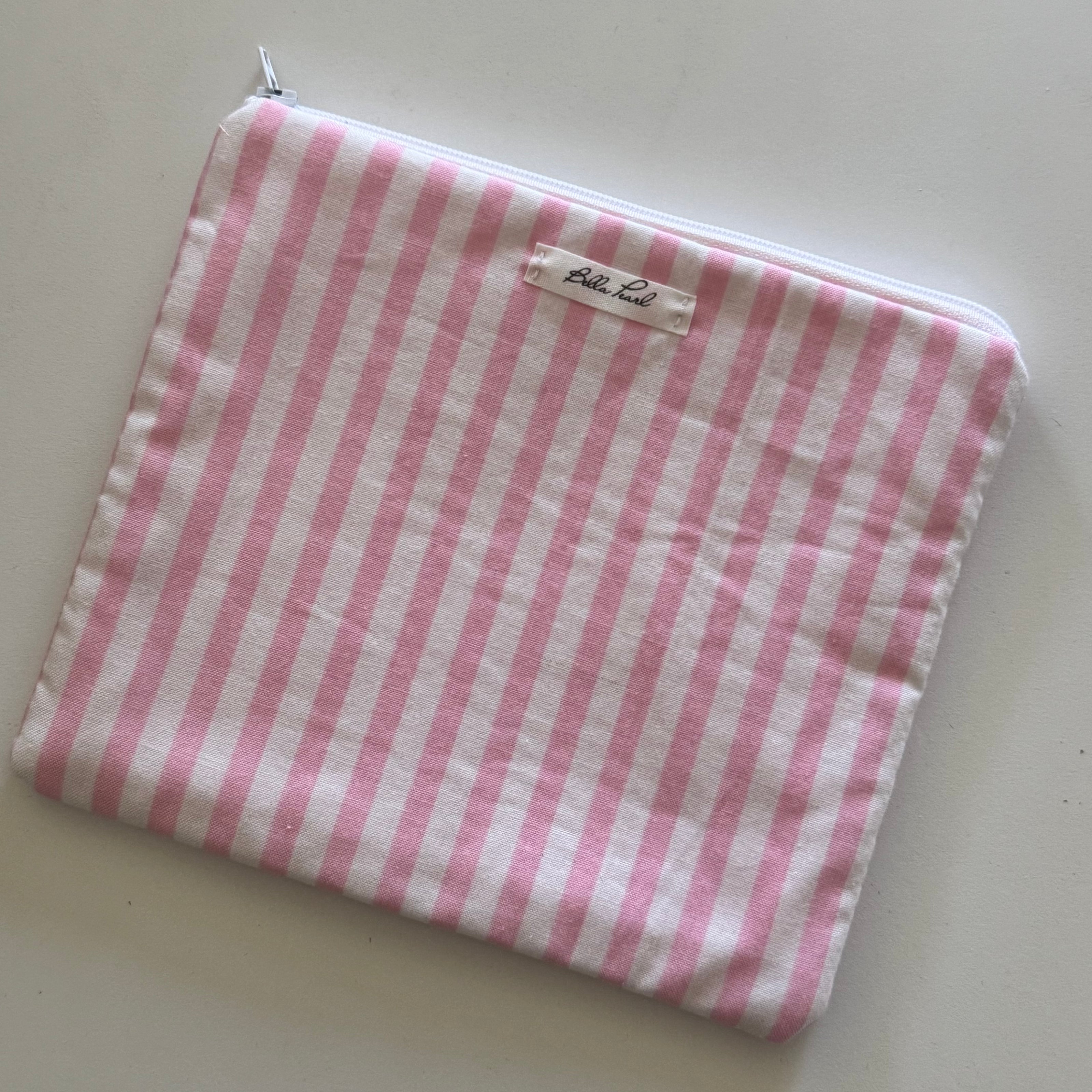 Pink Stripe Pouch (L.E)