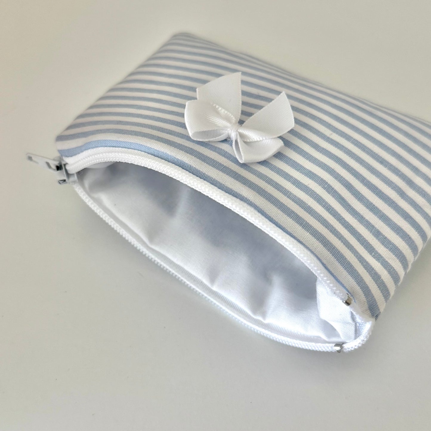 Blue Stripes Coin Pouch