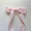 Ballet Pink Velvet Hair Bow Clip