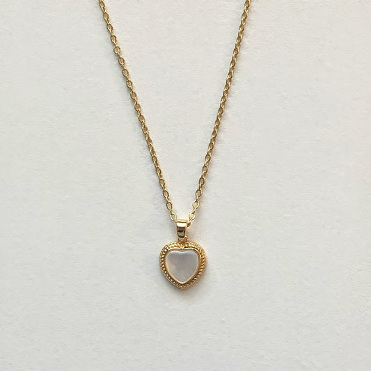 Pearl Heart Necklace