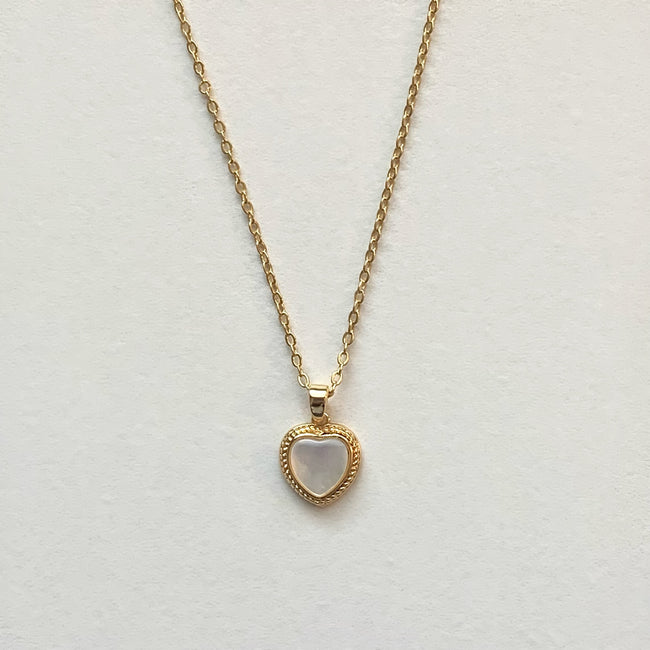 Pearl Heart Necklace