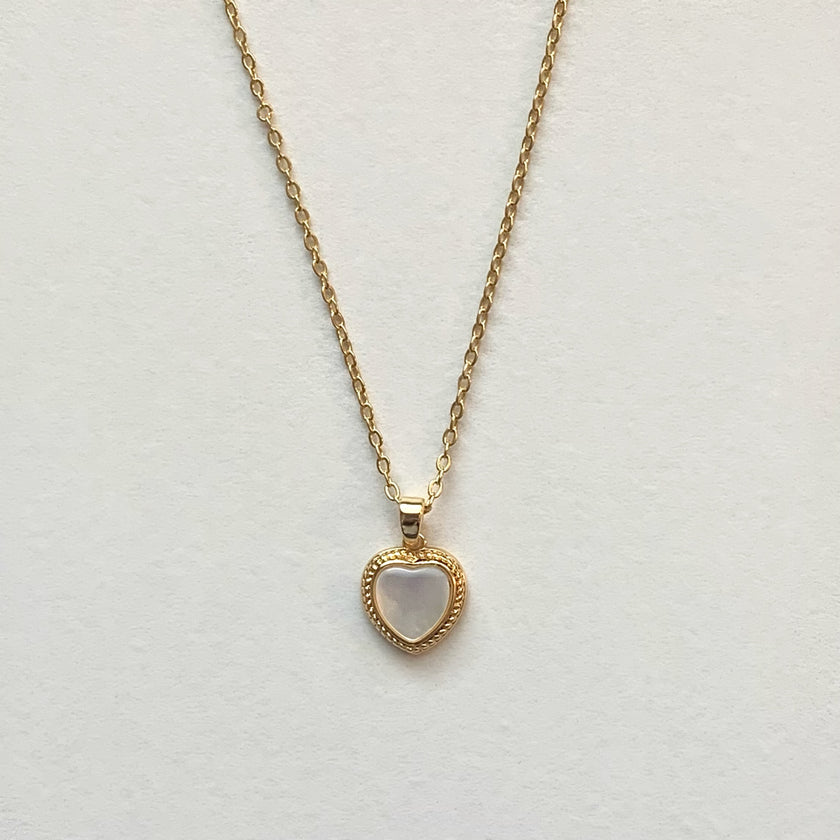 Pearl Heart Necklace
