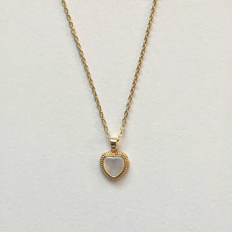 Pearl Heart Necklace