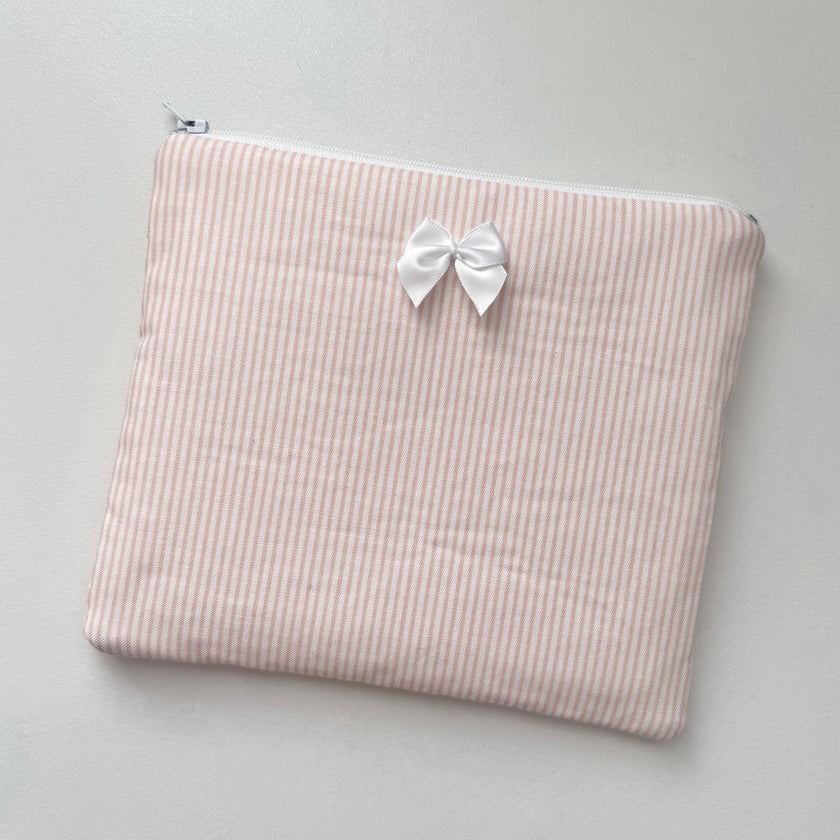 Blush Stripes Pouch
