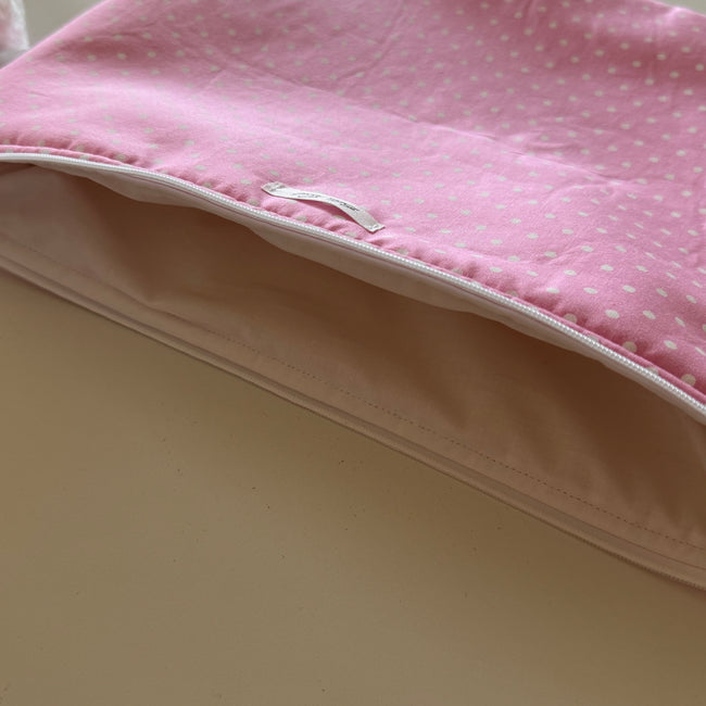 Bright Pink Polka Dot 13