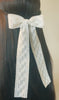 Dove Eyelet Hair Bow Clip