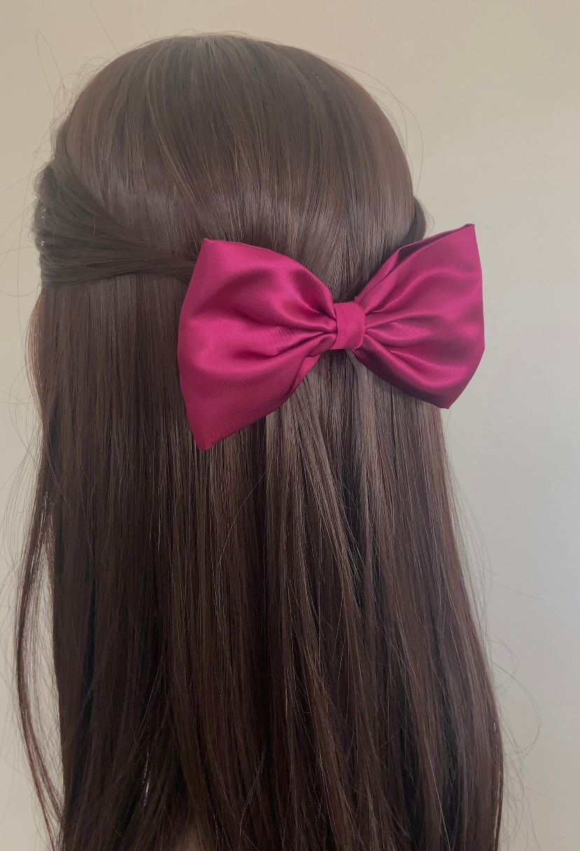 Berry Antonia Hair Bow Clip
