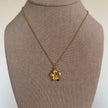 Gold Plumeria Necklace