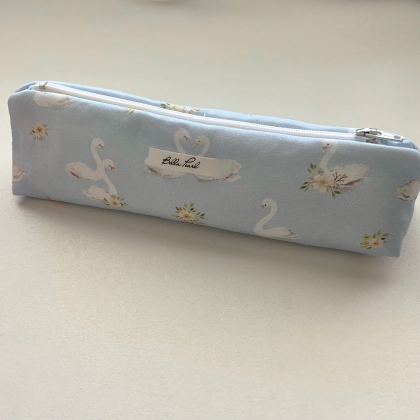 Blue Swan Pencil Pouch