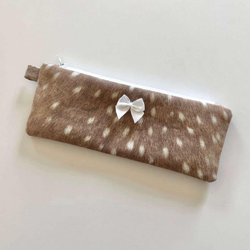 Flat Deer Pencil Pouch (Pre-Order)