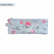 Flat Blue French Floral Pencil Pouch