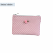 Pink Polka Dot Coin Pouch
