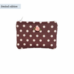 Brown Polka Dot Coin Pouch