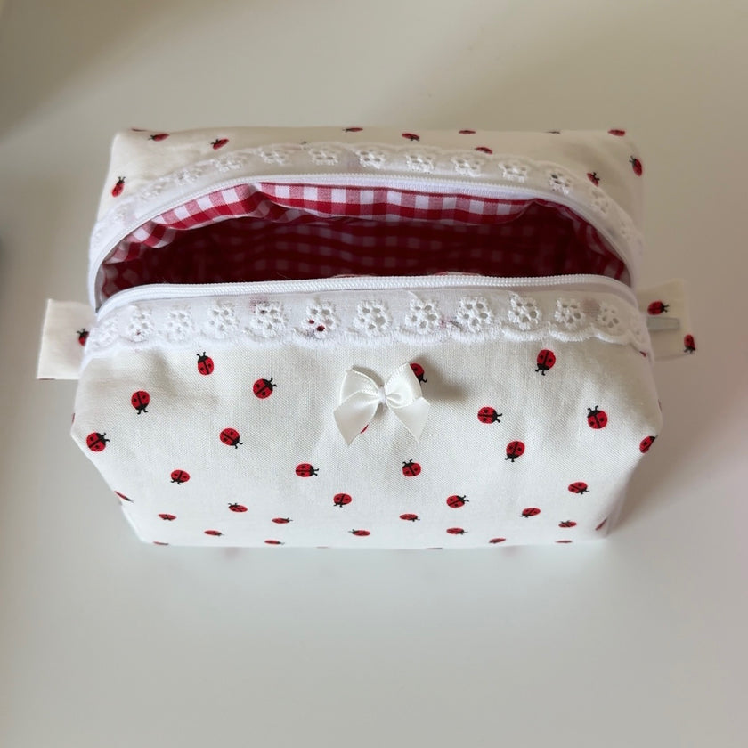 Small Ladybug Makeup Bag