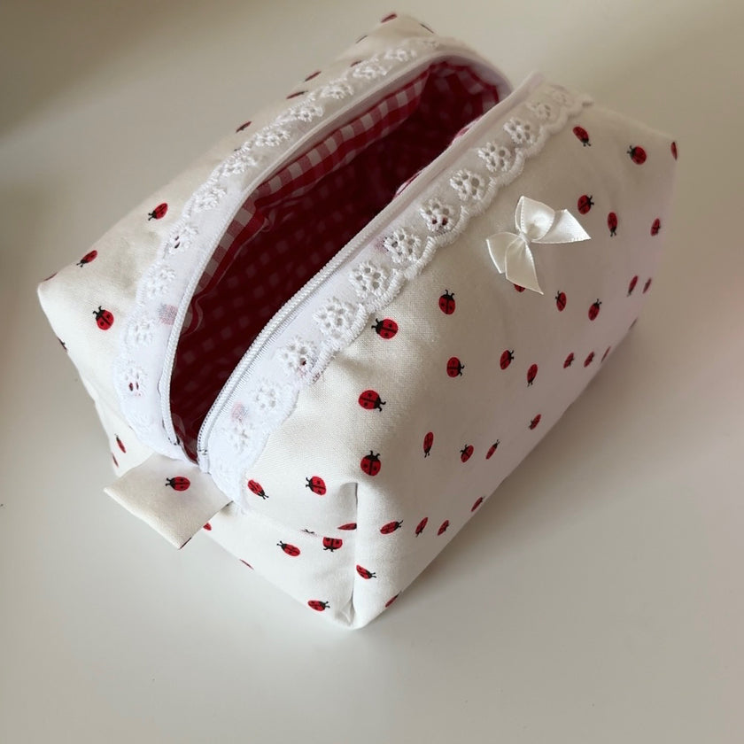 Small Ladybug Makeup Bag