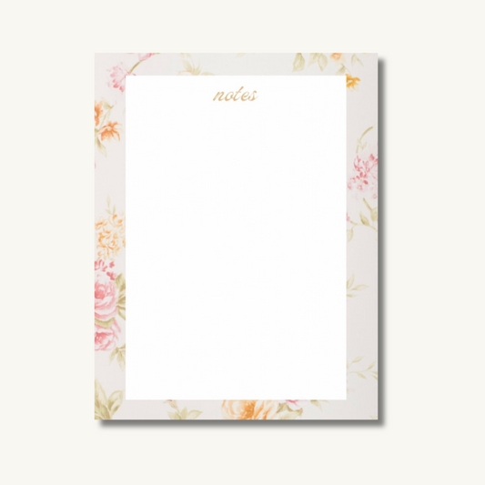 Vintage Floral Notepad