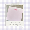 Lace Bow Sticky Notes