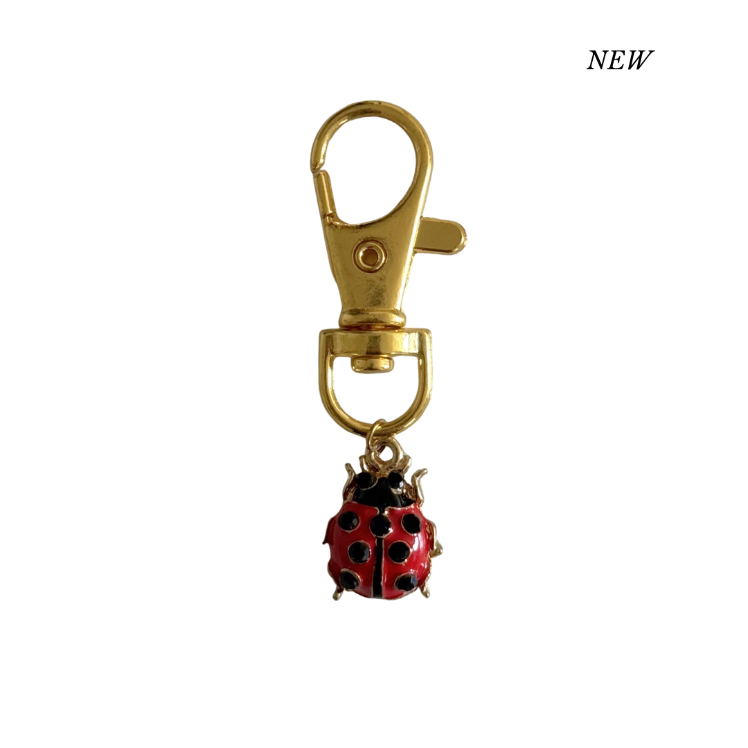 Ladybug Gold Bag Charm