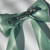 Sage Coraline Hair Bow Clip