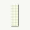 Gingham Bookmark in Pistachio