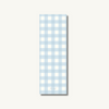 Gingham Bookmark in Baby Blue