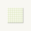 Gingham Sticky Notes in Pistachio