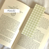 Gingham Bookmark in Pistachio