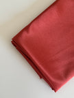 1 YD - Rust Crepe Back Satin