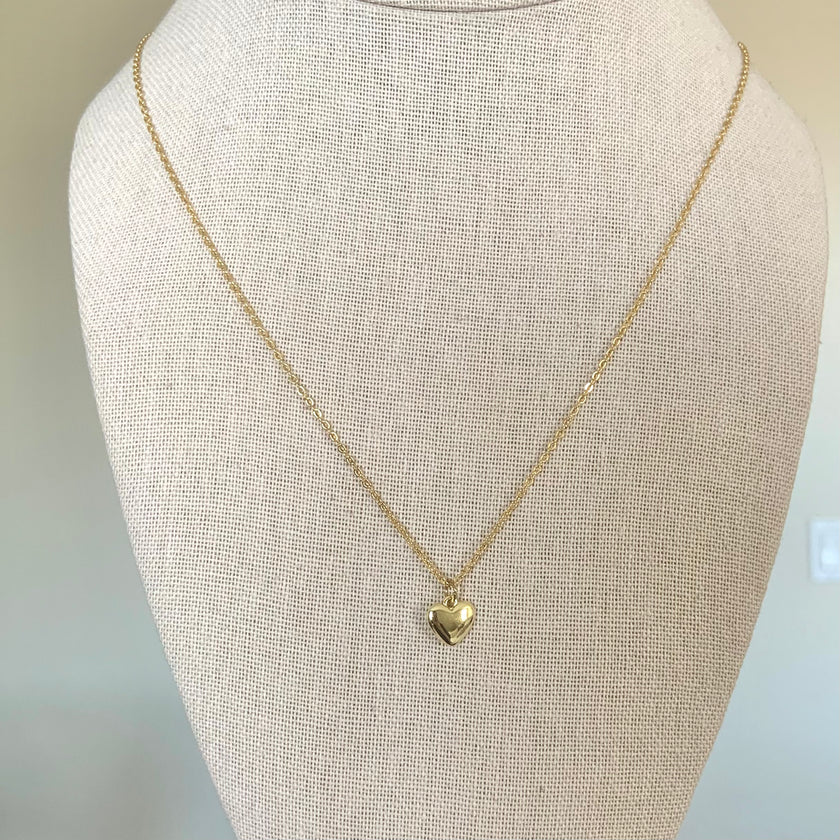 Gold Micro Heart Necklace (PRE-ORDER)