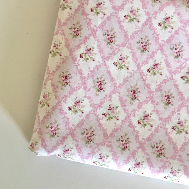 2.5 YDS - Trellis Cotton Fabric