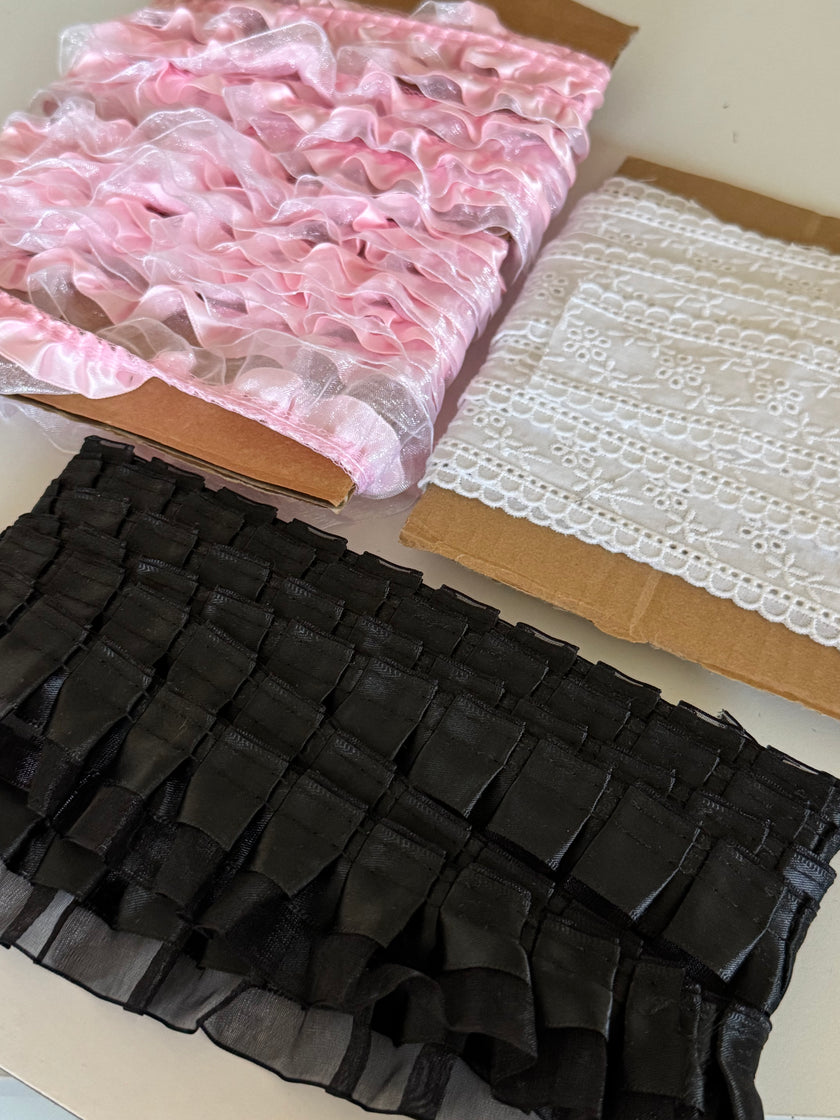 Lace Trim Remnant Bundle #1