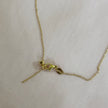 Gold Sea Shell Pearl Necklace