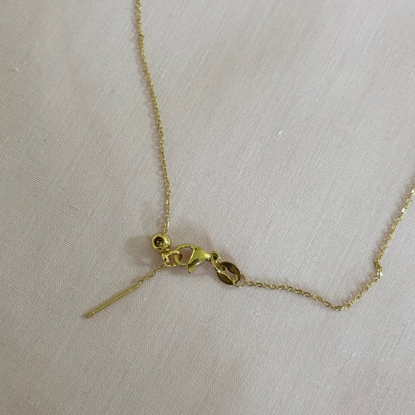 Gold Sea Shell Pearl Necklace