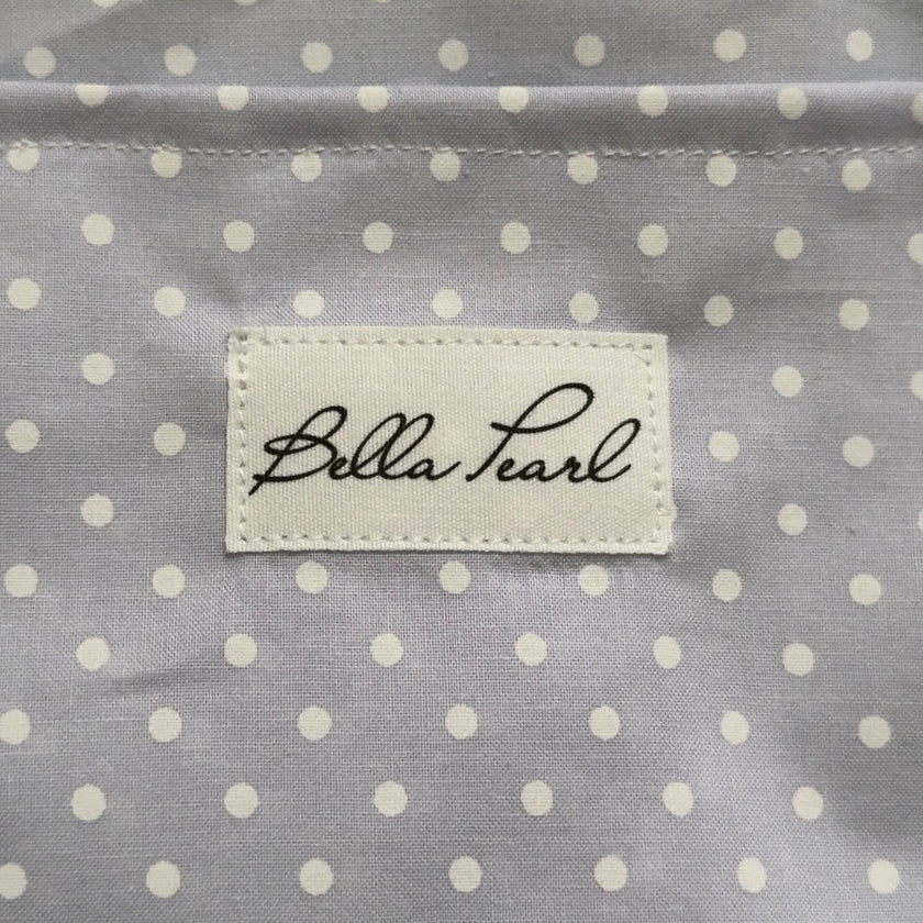 Blue Gingham Quilted Tote Bag