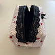 Small Lace Ladybug Makeup Bag