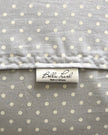 Manor Blue Polka Dot Ruffle Pillow Case