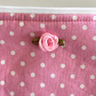 Bright Pink Polka Dot Pouch