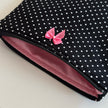 White Polka Dot Pouch