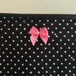 White Polka Dot Pouch