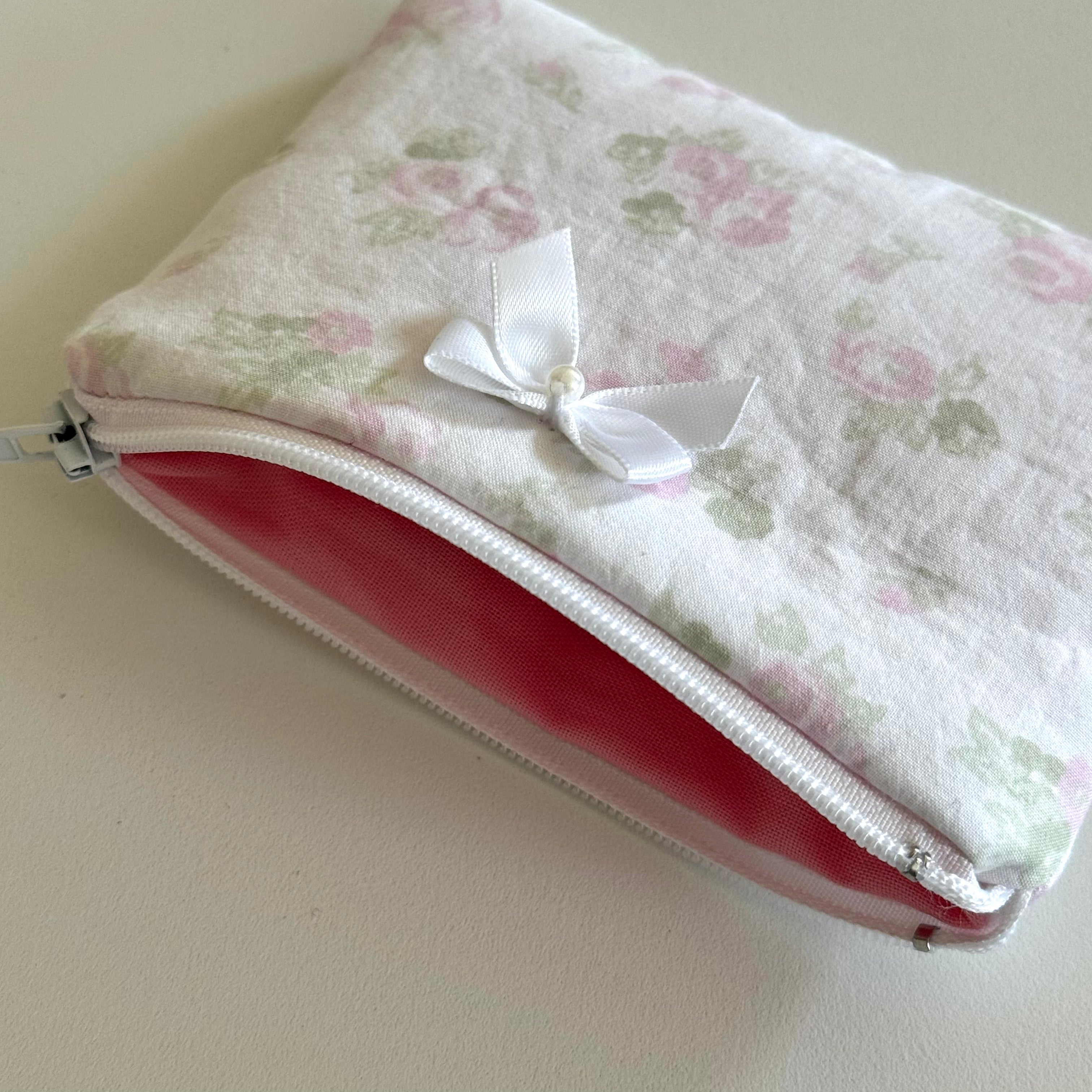 Pink Rose Coin Pouch