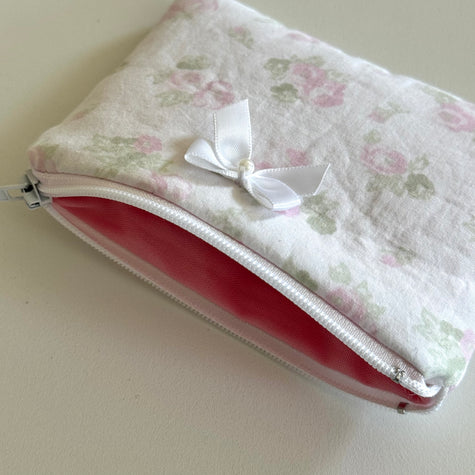 Pink Rose Coin Pouch