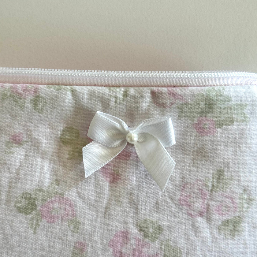 Pink Rose Coin Pouch
