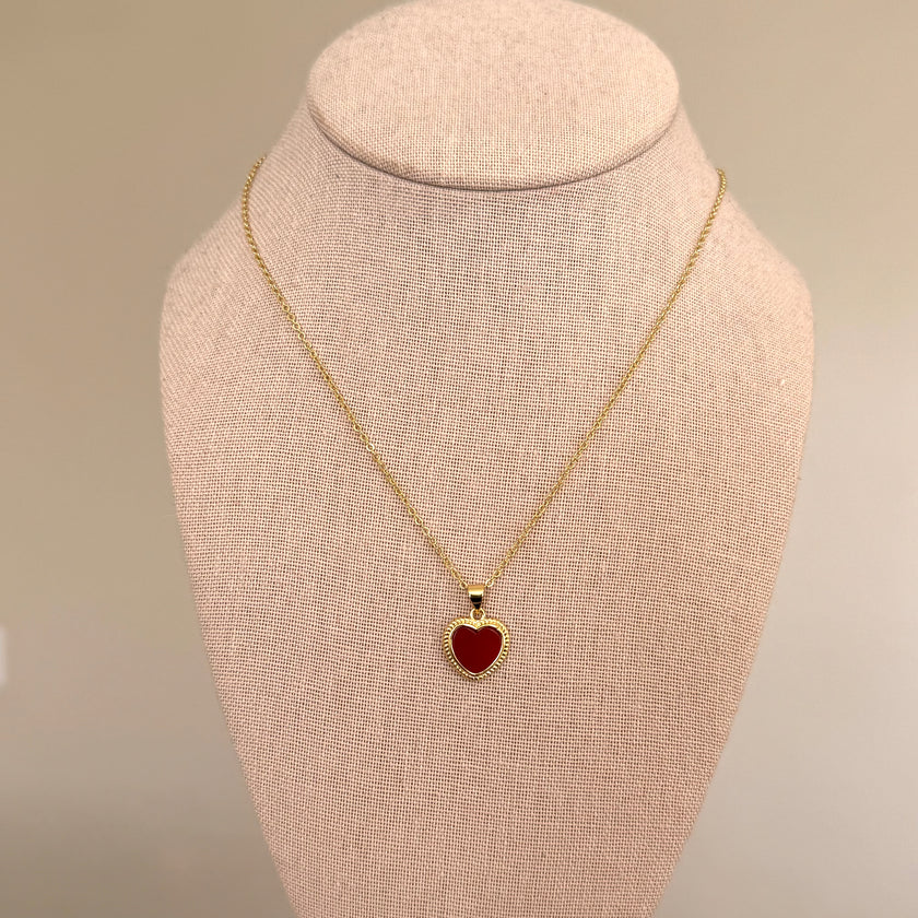 Scarlet Heart Necklace in Gold (PRE-ORDER)