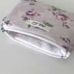 Purple French Floral Coin Pouch (Pre-Order)